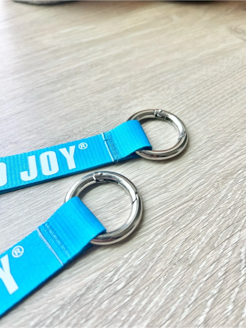 Bottled Joy Water Bottle Replacement Lanyard Straps Blue Set of 2 Carabiner Clip